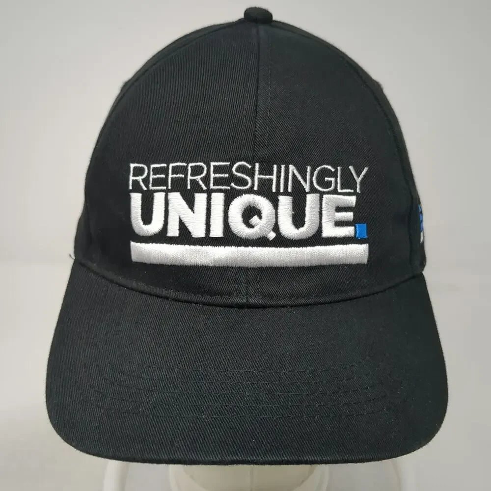 Snapback Hat Black One Size Refreshingly Unique Elizabeth NJ City Promo Logo